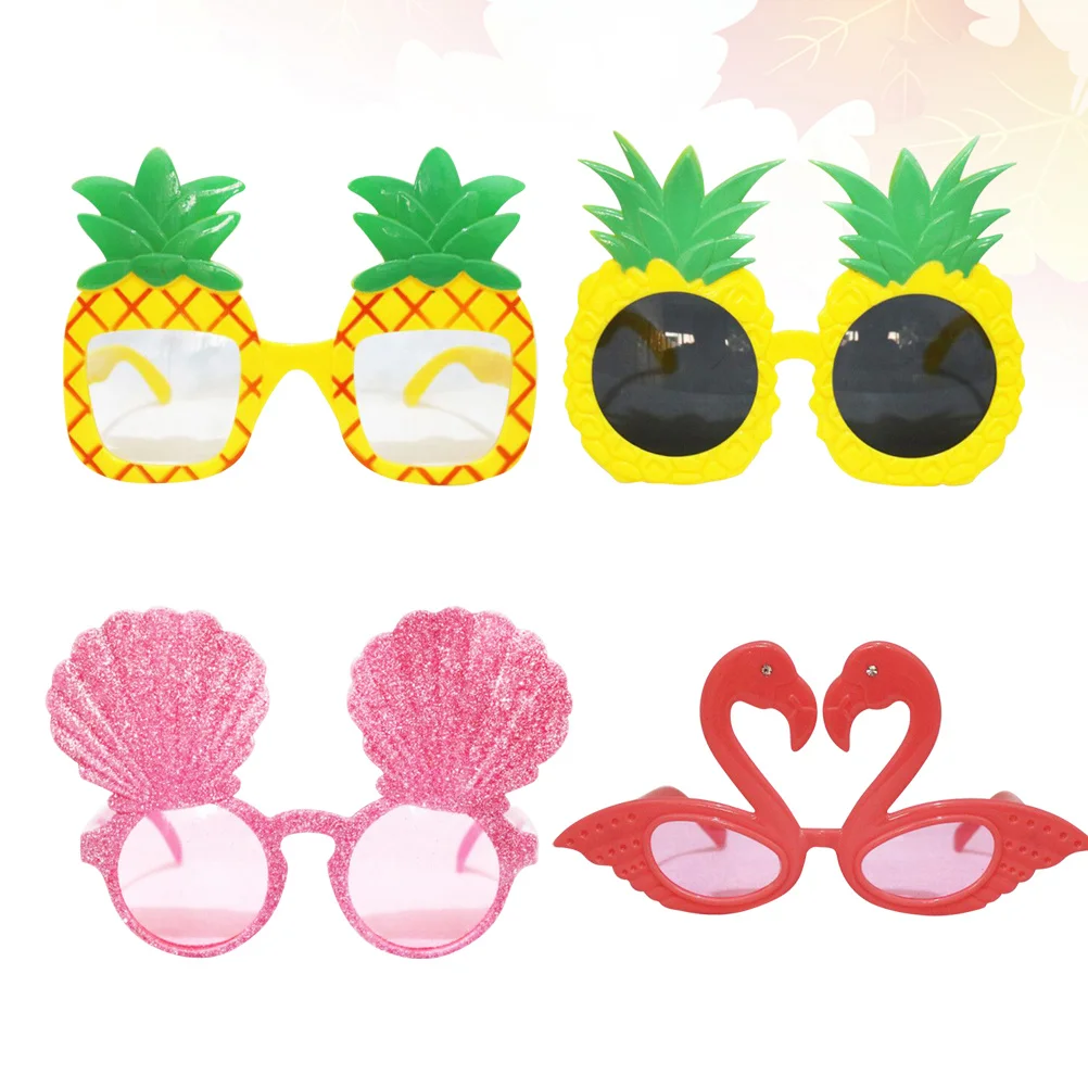 4Pcs Funny Party Eyeglasses Creative Flamingo Pineapple Mermaid Summer Styles Photo Props Party Eyewear Decorations
4Pcs Funny Party Eyeglasses Creative Flamingo Pineapple Mermaid Summer Styles Photo Props Party Eyewear Decorations