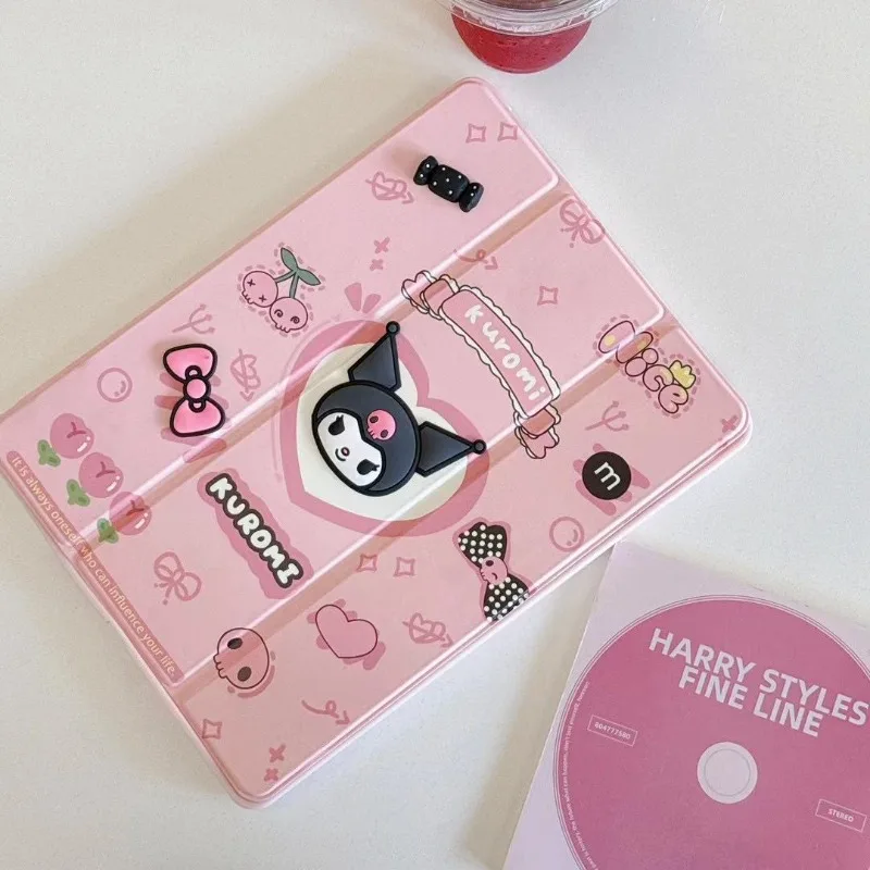 Sanrio Kuromi Ipad Case for A16 11th 2025 Air7 Pro 21 22 11in Case 10th 10.9in Air4 9th 10.2in Three-Fold Pen Slot Tablet Cases
Sanrio Kuromi Ipad Case for A16 11th 2025 Air7 Pro 21 22 11in Case 10th 10.9in Air4 9th 10.2in Three-Fold Pen Slot Tablet Cases