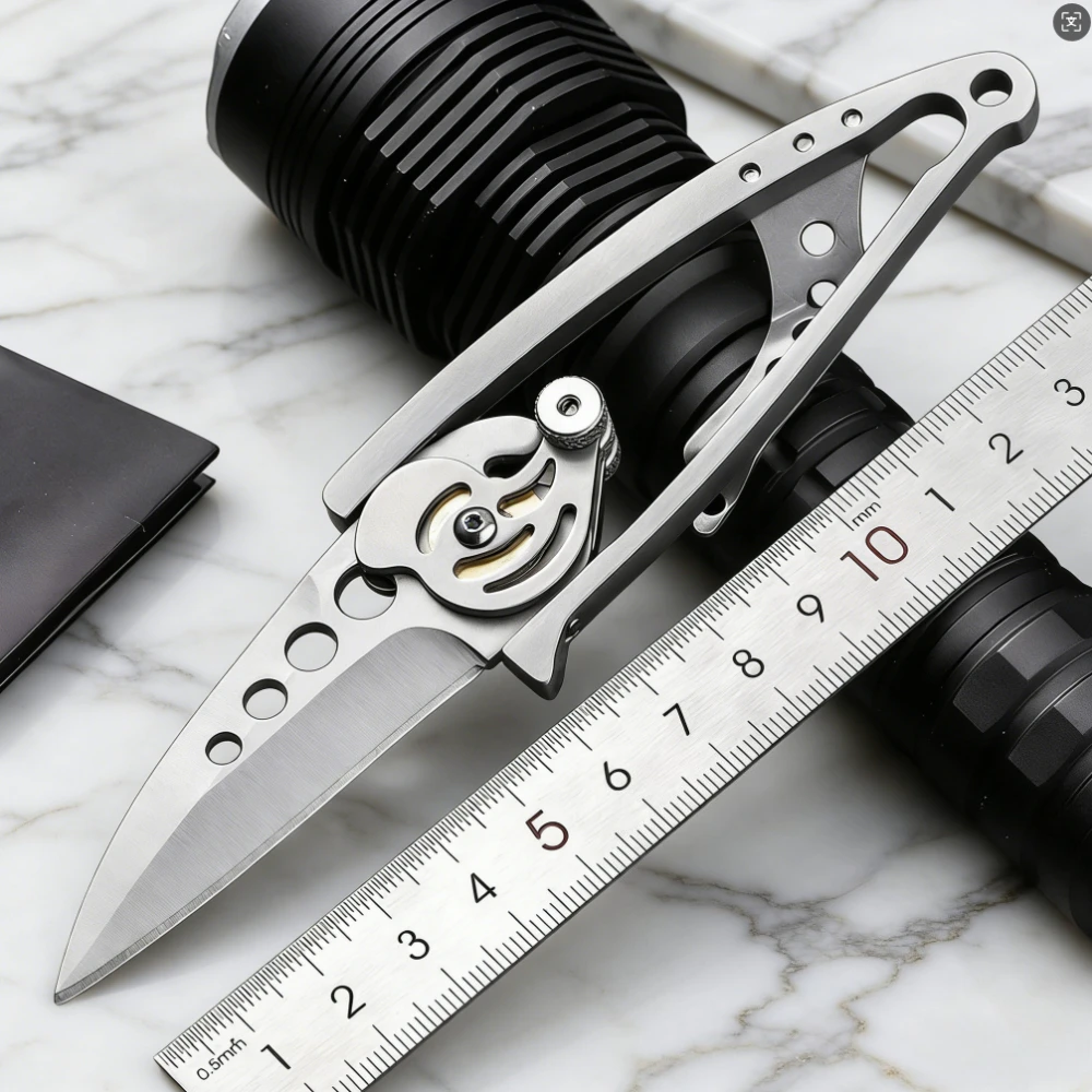NEW Camping Folding Pocket Knife D2 Blade All-steel Handle Knives Portable EDC Outdoor Utility Hunting Survival Tools
NEW Camping Folding Pocket Knife D2 Blade All-steel Handle Knives Portable EDC Outdoor Utility Hunting Survival Tools