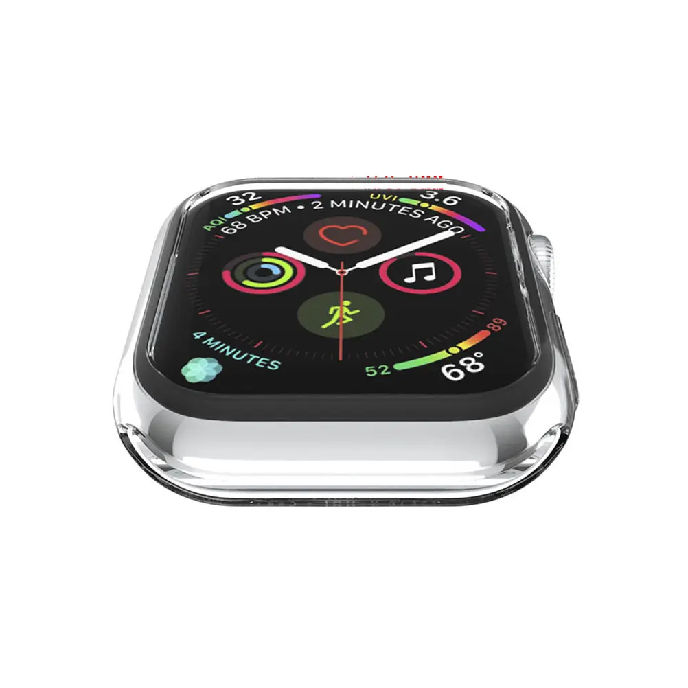 Tpu Frame Protector Case Flexible Transparent Shock-Proof Protective Cover Perfect Fit for Apple Watch Series 4 40Mm Lightweight
Tpu Frame Protector Case Flexible Transparent Shock-Proof Protective Cover Perfect Fit for Apple Watch Series 4 40Mm Lightweight