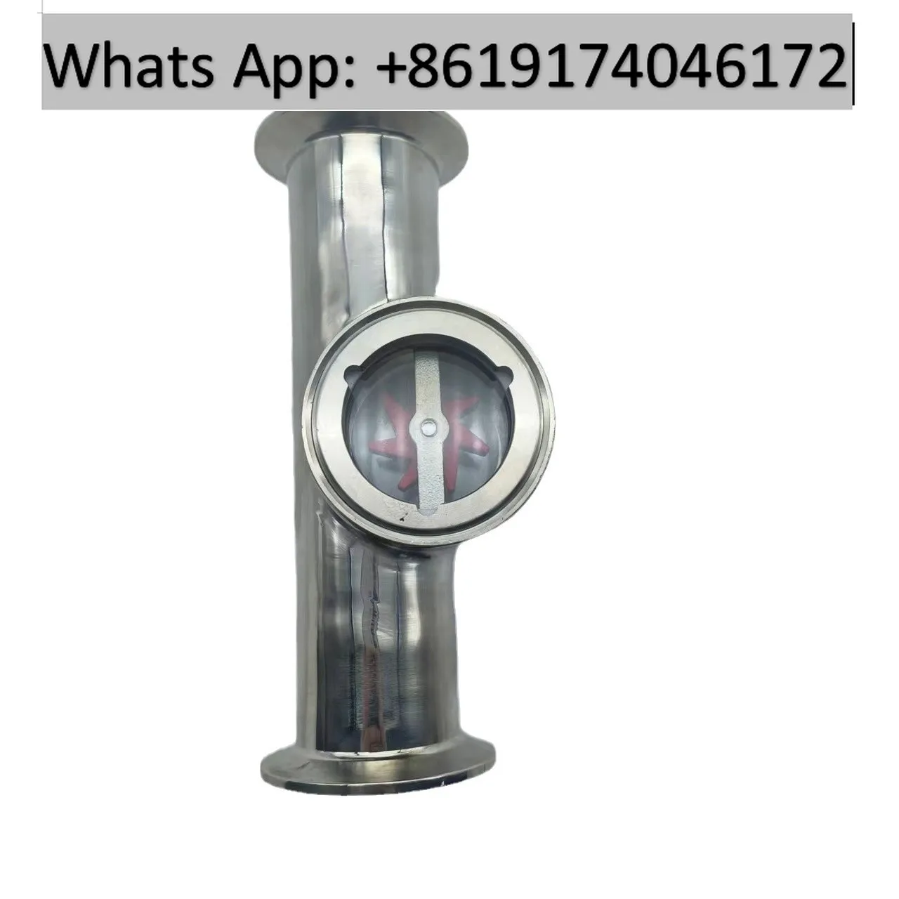 304stainless steel sanitary grade quick-loading water flow indicator, internal and external polishing clamp impeller sight glass
304stainless steel sanitary grade quick-loading water flow indicator, internal and external polishing clamp impeller sight glass