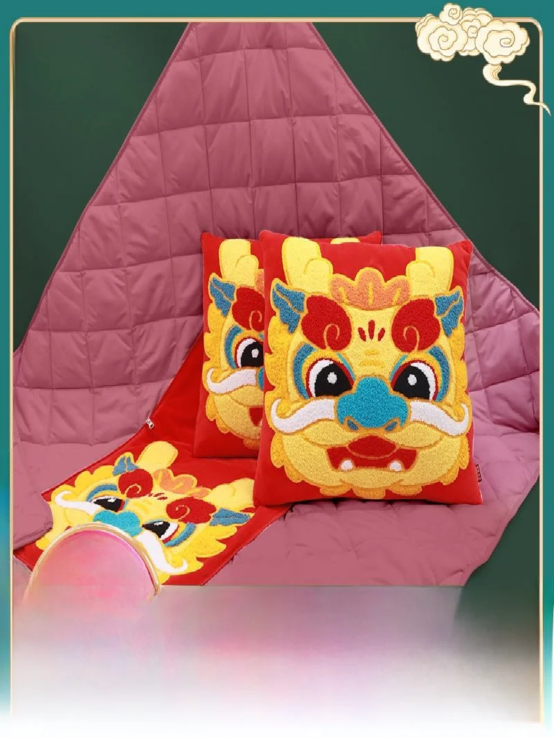 Cartoon Dragon Lion Wake up Two-In-One Pillow Blanket Versatile Car Use Tow Blanket Soft Plu Material Multi-Functional Ho...
Cartoon Dragon Lion Wake up Two-In-One Pillow Blanket Versatile Car Use Tow Blanket Soft Plu Material Multi-Functional Ho...
