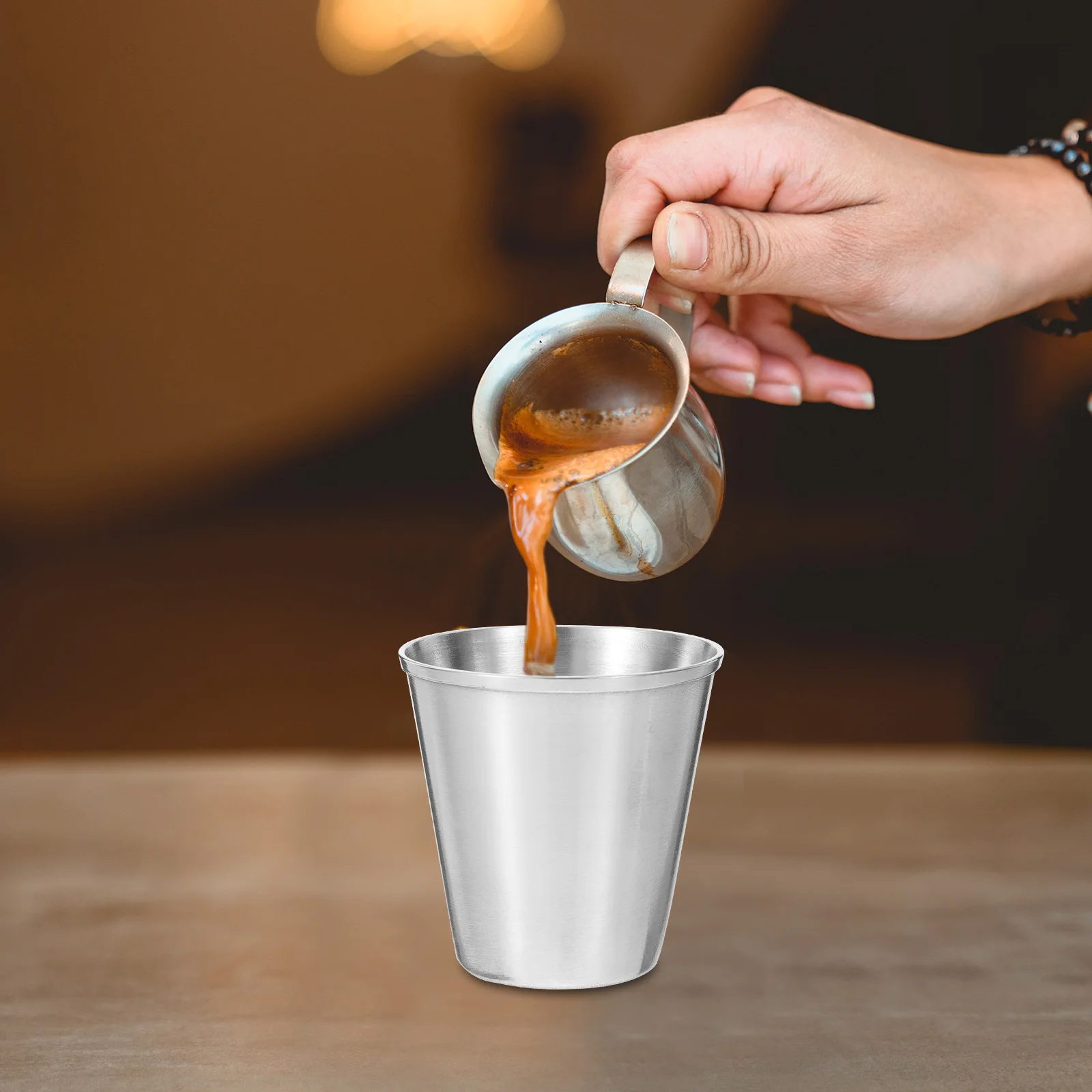 12Pcs Stainless Steel Spirits Cups Portable Shatterproof Shot Glasses for Camping Boating Party Whisky Vodka Wine Cup
12Pcs Stainless Steel Spirits Cups Portable Shatterproof Shot Glasses for Camping Boating Party Whisky Vodka Wine Cup