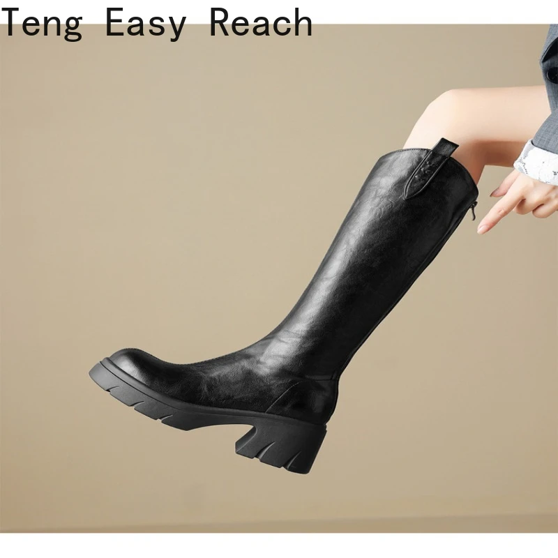 2025 Autumn New Style Women's Knee-high Boots, Thick-soled Women's Boots, Slim Legs 7.5 Cm Women's Knight Boots
2025 Autumn New Style Women's Knee-high Boots, Thick-soled Women's Boots, Slim Legs 7.5 Cm Women's Knight Boots