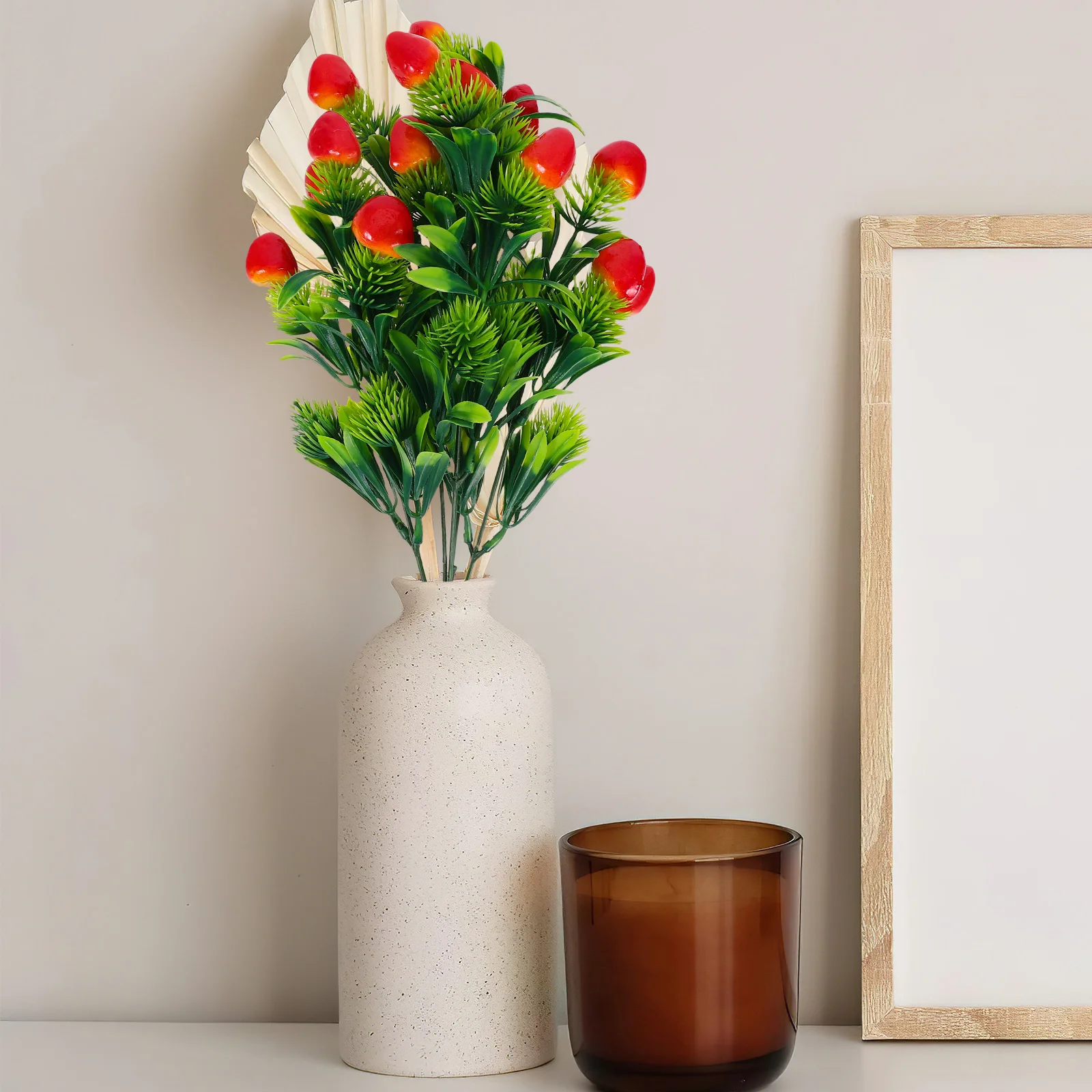 2pcs Realistic Artificial Strawberry Plants Faux Fruit Decorations Home Office Bedroom Table Plastic Strawberries Fruit
2pcs Realistic Artificial Strawberry Plants Faux Fruit Decorations Home Office Bedroom Table Plastic Strawberries Fruit