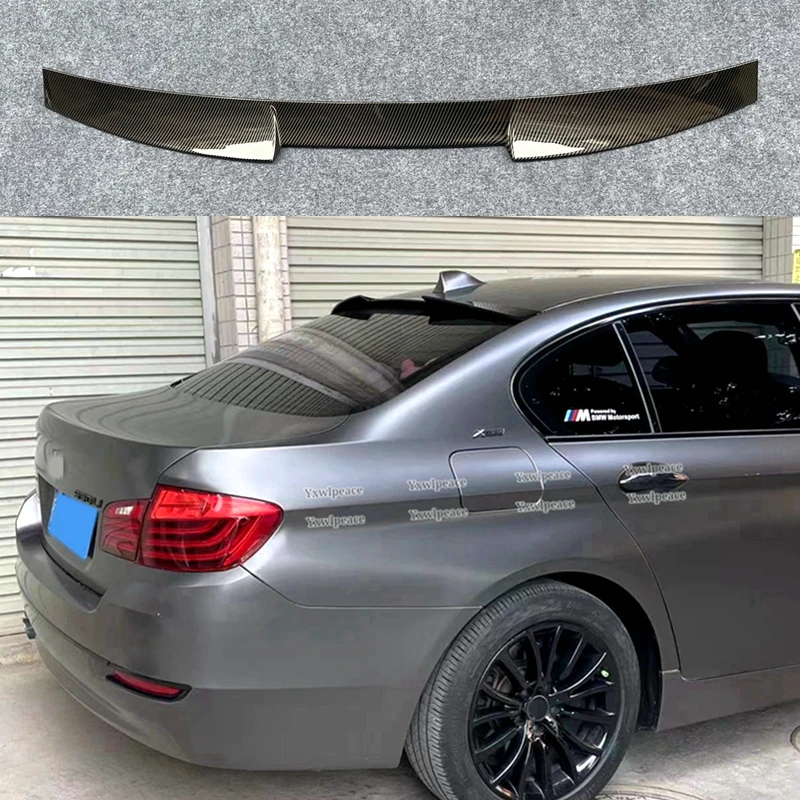 V Style ABS Glossy Black Carbon Color Rear Window Roof Spoiler Wing Car Accessories For BMW 5 Series F10 528i 535i 2011-2017
V Style ABS Glossy Black Carbon Color Rear Window Roof Spoiler Wing Car Accessories For BMW 5 Series F10 528i 535i 2011-2017