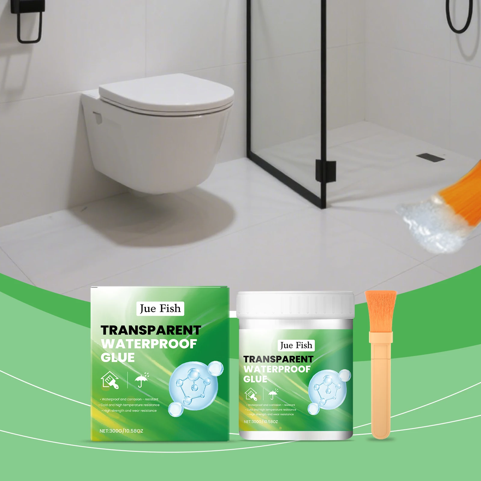 Transparent Waterproof Coating, Bathroom-specific Brick-free Construction, Trace-free Non-yellowing, Cold & Heat Resistant
Transparent Waterproof Coating, Bathroom-specific Brick-free Construction, Trace-free Non-yellowing, Cold & Heat Resistant