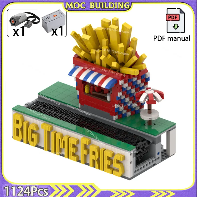 Great Ball Contraption GBC Technology MOC Building Blocks Fries Theme Construction Toys Automaton Motor Machine
Great Ball Contraption GBC Technology MOC Building Blocks Fries Theme Construction Toys Automaton Motor Machine