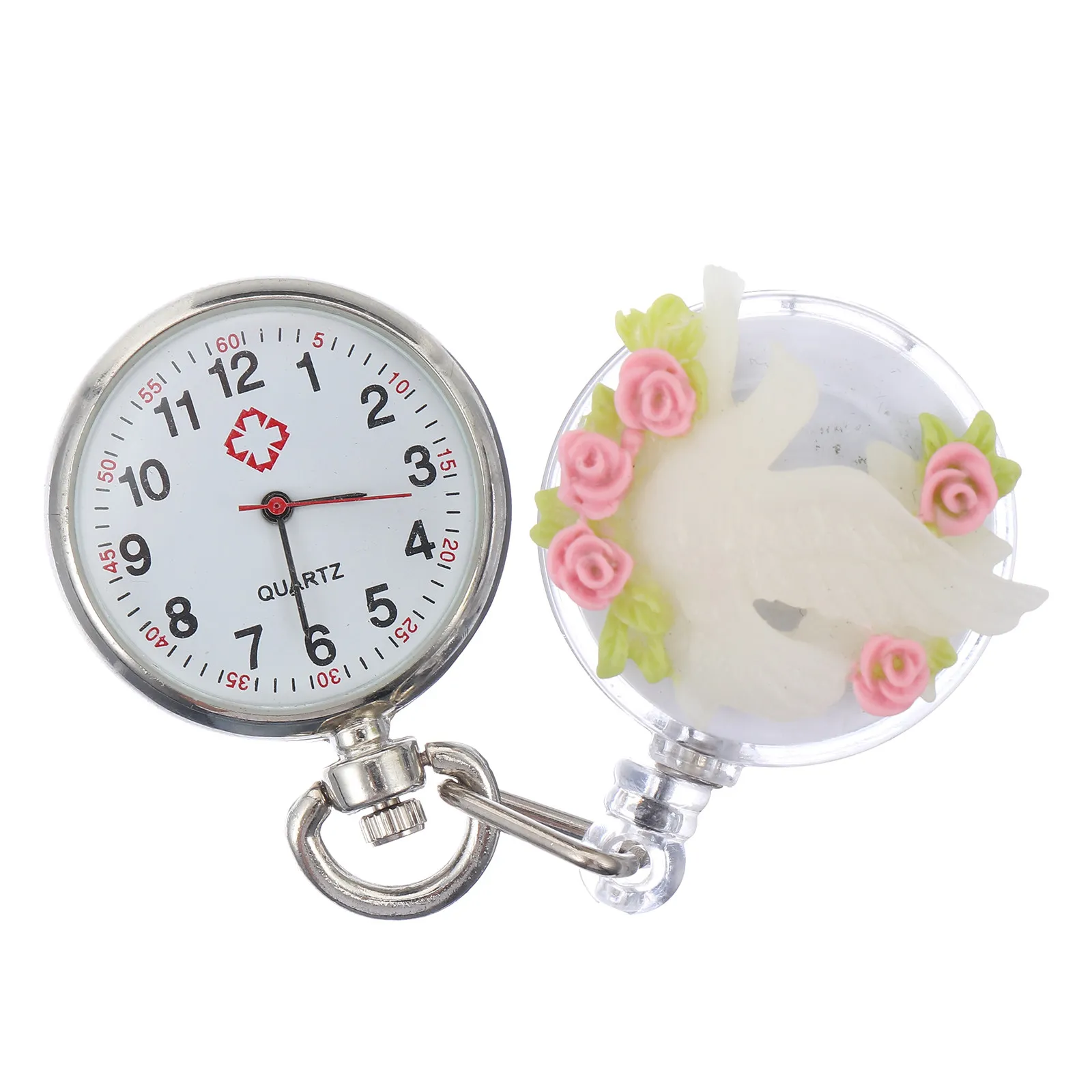 Women Fashion Nurse Fob Watch Clip-on Battery Operated Nursing Pocket Watch with Large Dial for Doctors Nurses Students
Women Fashion Nurse Fob Watch Clip-on Battery Operated Nursing Pocket Watch with Large Dial for Doctors Nurses Students
