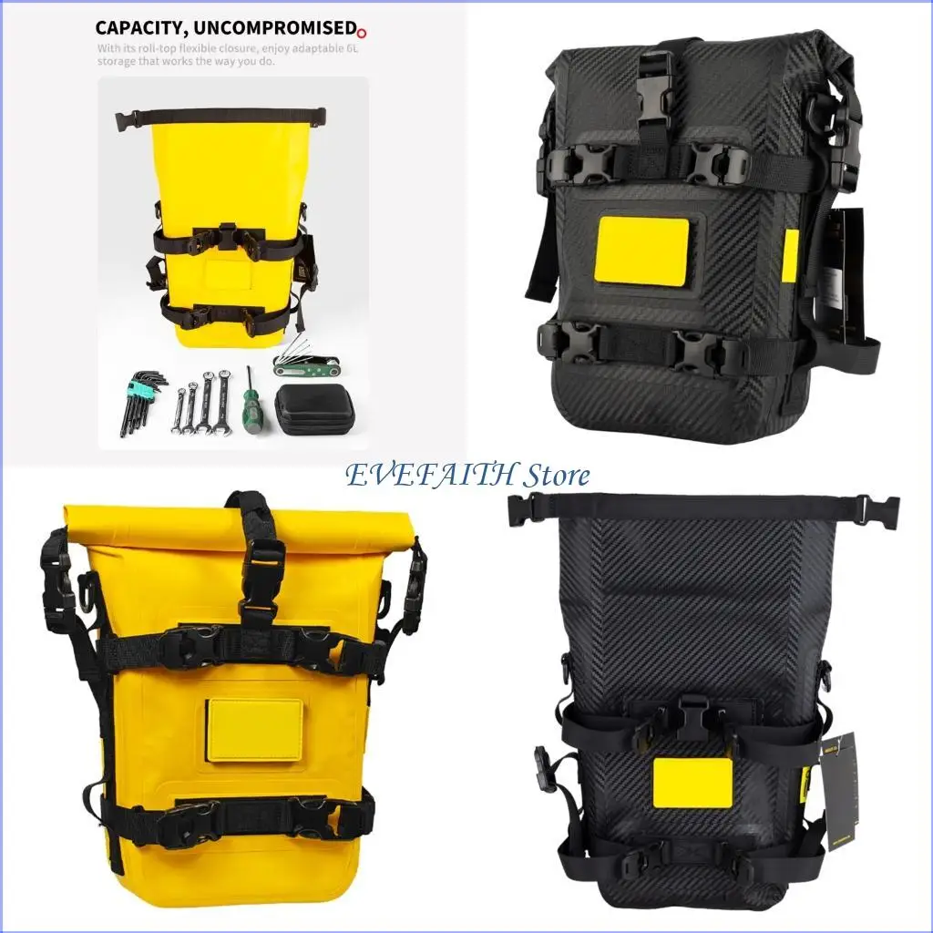 124B Universal Motorcycle Crash Bar Bag Quick Release Frame Bag Waterproof Construction For All Weather
124B Universal Motorcycle Crash Bar Bag Quick Release Frame Bag Waterproof Construction For All Weather