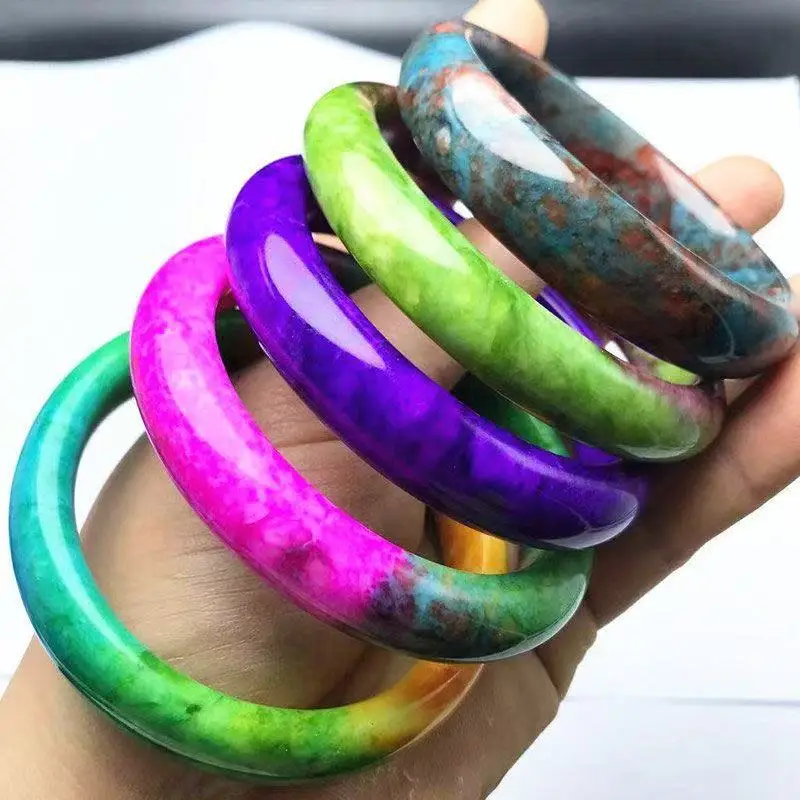 South African Sugilite Multicolor , Cherry Blossom Pink Starry Blue Colorful Gemstone Bracelet, Gift Jade Bangle, L
South African Sugilite Multicolor , Cherry Blossom Pink Starry Blue Colorful Gemstone Bracelet, Gift Jade Bangle, L