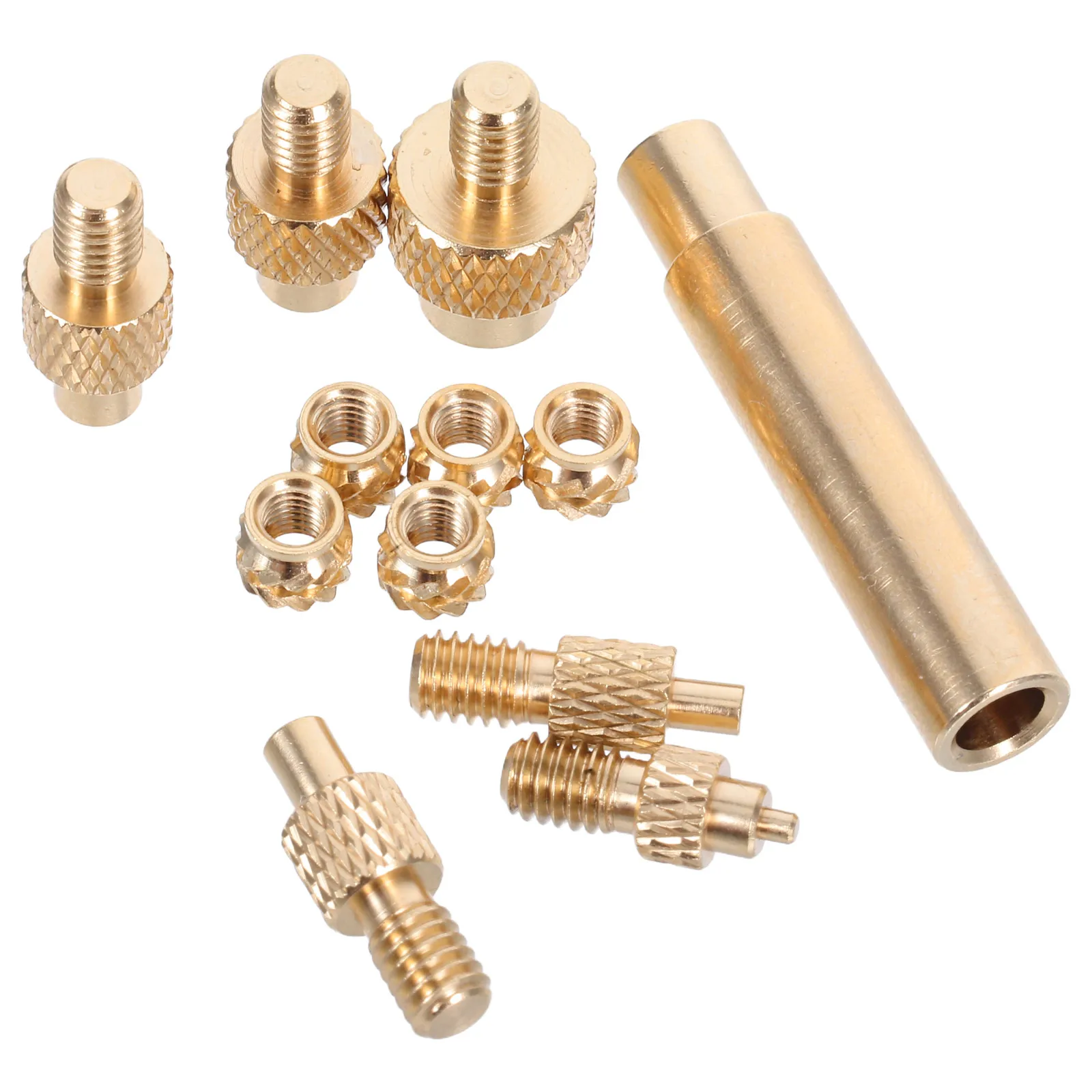 3D Printer Accessories Heat Insert Tip Set Copper Threaded Brass Nut Kit Replaceable Parts Enhanced Stability High Pressure
3D Printer Accessories Heat Insert Tip Set Copper Threaded Brass Nut Kit Replaceable Parts Enhanced Stability High Pressure