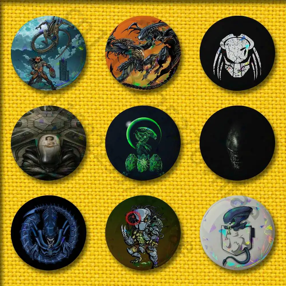 X-Xenomorph Alien P-Predator Badges 75mm 25mm 44mm 32mm 58mm Round Pin Brooch Souvenir Clothes Cosplay Gift Accessories
X-Xenomorph Alien P-Predator Badges 75mm 25mm 44mm 32mm 58mm Round Pin Brooch Souvenir Clothes Cosplay Gift Accessories