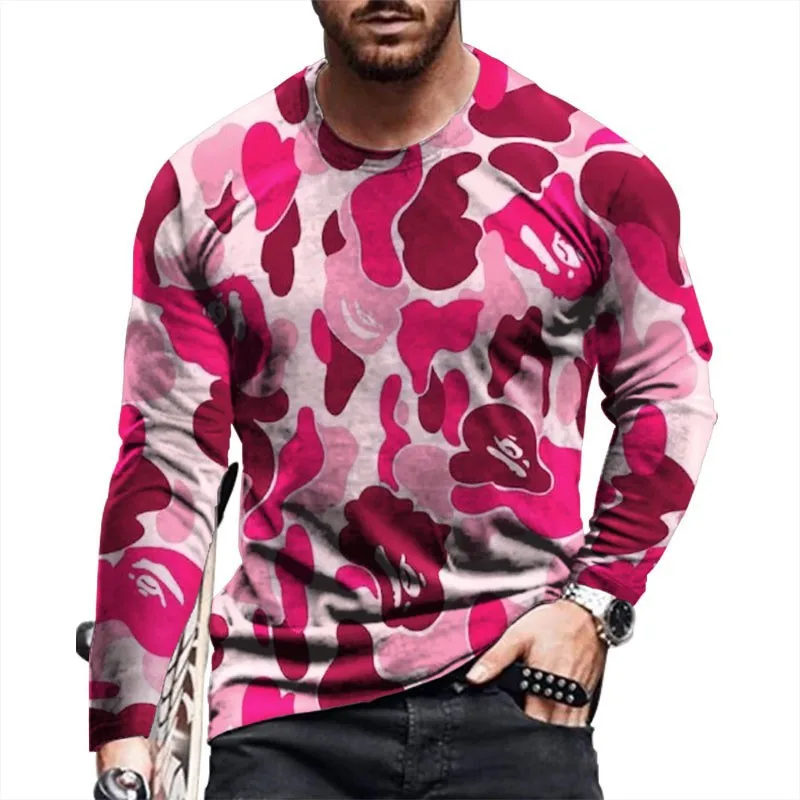 Men Clothes Spring Autumn New Fashion Long Sleeve Round Neck Tops T Shirt 100% Polyester Quick Drying Fitness Sport T Shirt
Men Clothes Spring Autumn New Fashion Long Sleeve Round Neck Tops T Shirt 100% Polyester Quick Drying Fitness Sport T Shirt