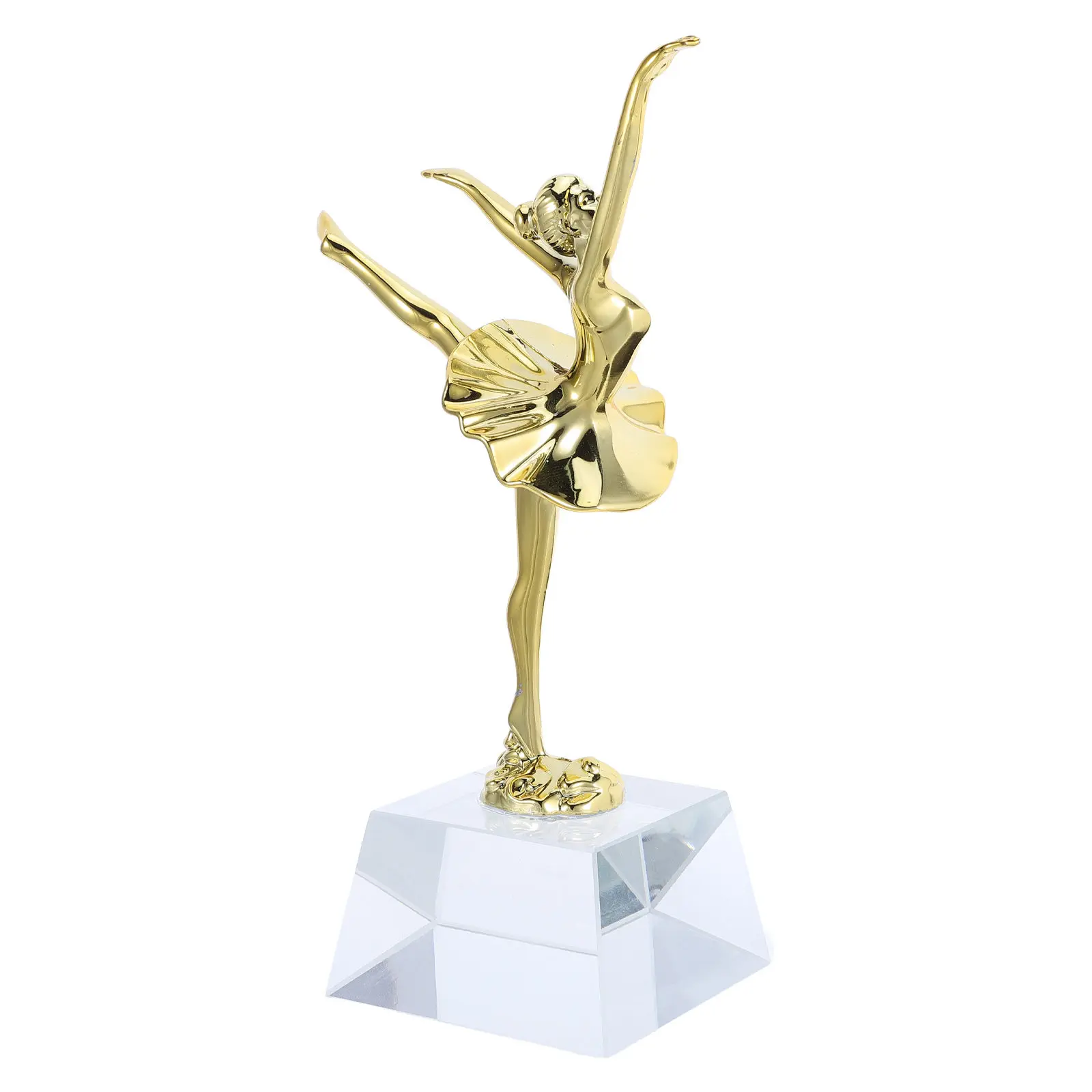Ballet Dance Trophy 7.5inch Crystal Base Gold Figure Decorative Cup for Dance Competition Award Ballet Jazz Tap Trophy
Ballet Dance Trophy 7.5inch Crystal Base Gold Figure Decorative Cup for Dance Competition Award Ballet Jazz Tap Trophy