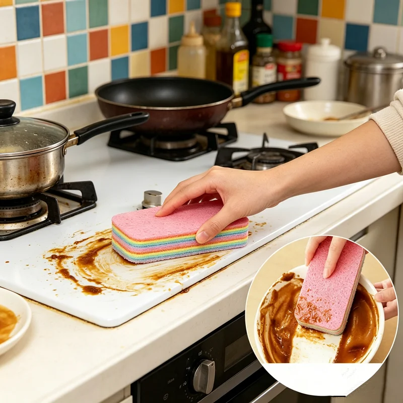Multifunctional tearable reusable multi-layer rainbow cleaning cloth lazy dishcloth scouring pad kitchen bathroom living room
Multifunctional tearable reusable multi-layer rainbow cleaning cloth lazy dishcloth scouring pad kitchen bathroom living room