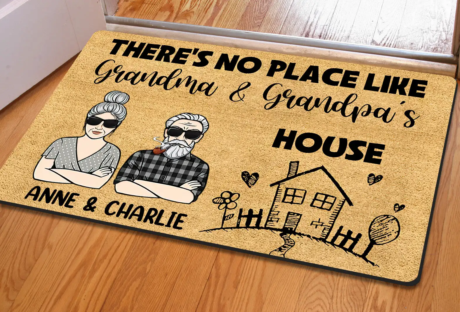 Custom Name Funny Doormat There's No Place Like Grandpa Grandma Personalized Doormat Trends Personalized Coir Outdoor Decor Rug
Custom Name Funny Doormat There's No Place Like Grandpa Grandma Personalized Doormat Trends Personalized Coir Outdoor Decor Rug