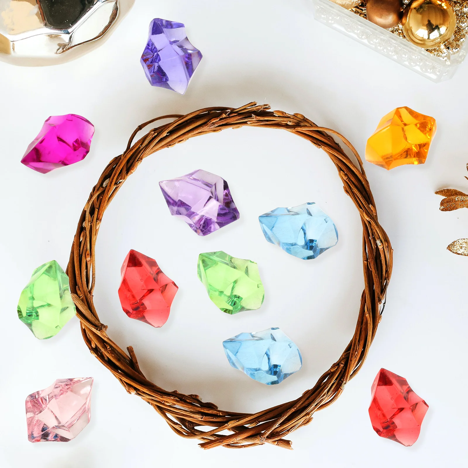 1 Pcs Fake Ice Cubes Colorful Plastic Decorative Crystal Rocks Irregular Props For Photography
1 Pcs Fake Ice Cubes Colorful Plastic Decorative Crystal Rocks Irregular Props For Photography