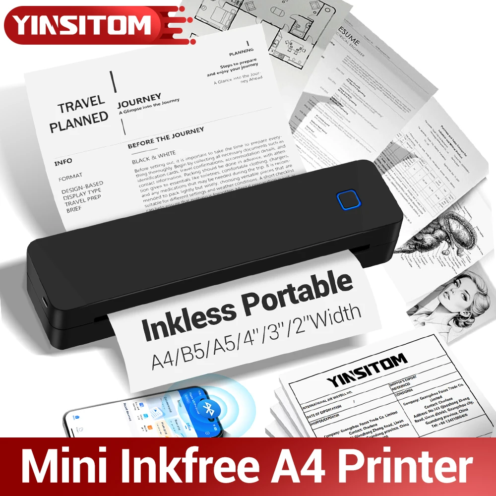 2026 Mini A4 Portable Thermal Printer Bluetooth HD PDF Document Print Machine for Business office Home Thermal Paper Compatible
2026 Mini A4 Portable Thermal Printer Bluetooth HD PDF Document Print Machine for Business office Home Thermal Paper Compatible