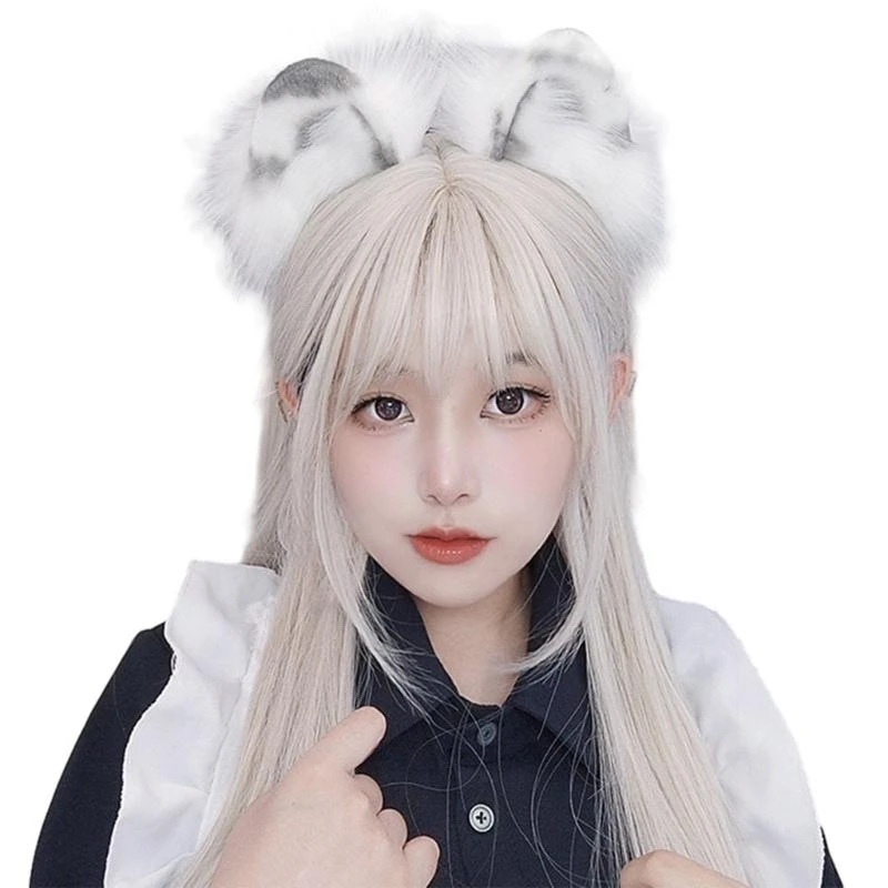 652F Anime Maid Hairhoop Plush Cat Ear Bendable Headband Cosplay Costume Halloween Party Headdress Women Comics Show Headwear
652F Anime Maid Hairhoop Plush Cat Ear Bendable Headband Cosplay Costume Halloween Party Headdress Women Comics Show Headwear