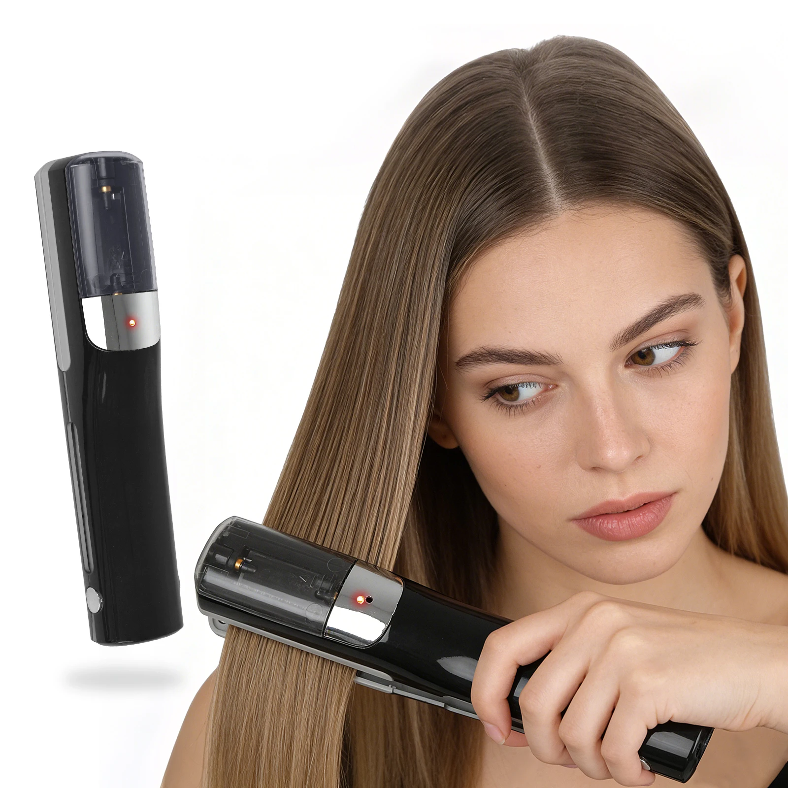Rechargeable Portable Electric Hair Trimmer for Split Ends & Frizz Control Ideal for Maintaining Damaged Hair
Rechargeable Portable Electric Hair Trimmer for Split Ends & Frizz Control Ideal for Maintaining Damaged Hair