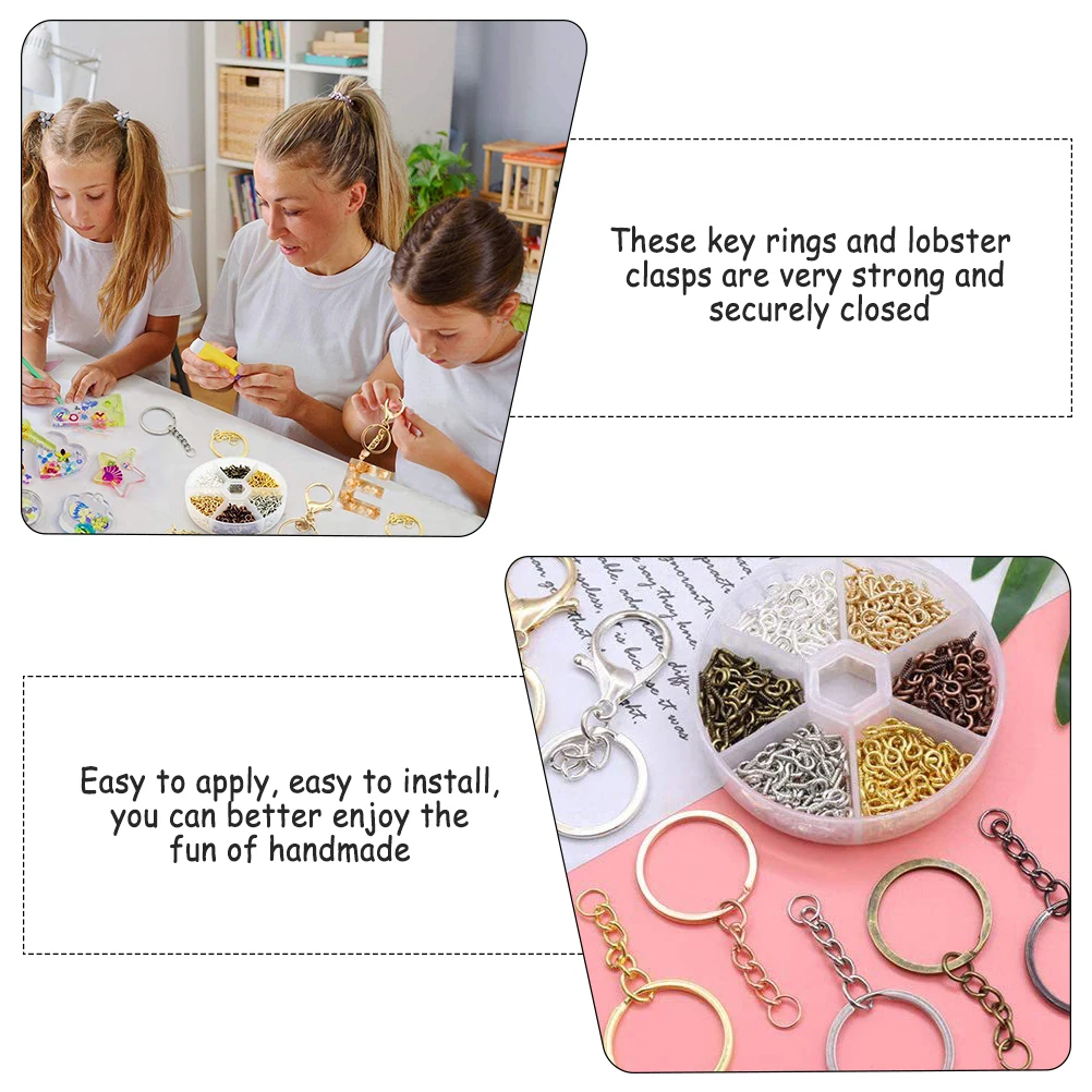 1 set Key Set Metal Open Jump Connectors for Craft Keychains Party Favors and Gifts
1 set Key Set Metal Open Jump Connectors for Craft Keychains Party Favors and Gifts