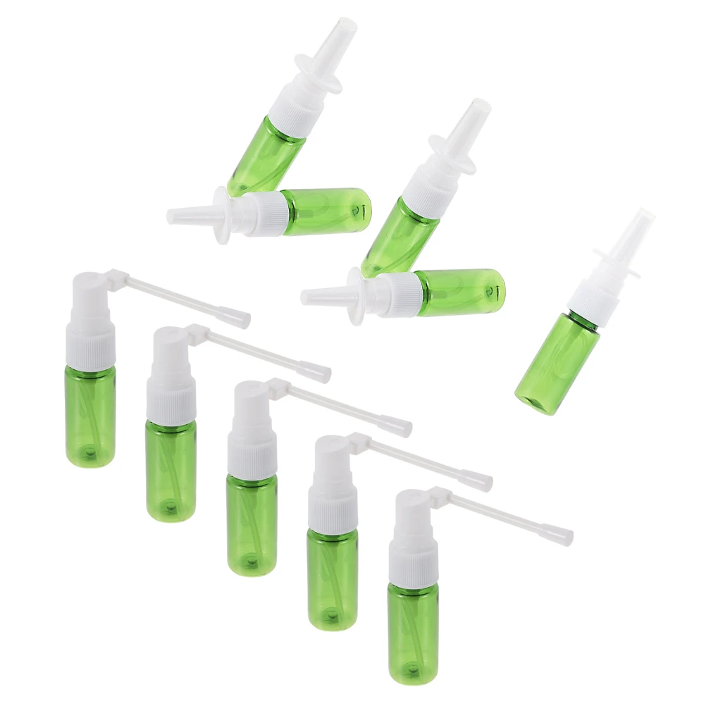 10 Pcs Green Nasal Spray Bottle Fine Perfume Holder Mist Refillable Holder Travel Size Leak Proof Durable
10 Pcs Green Nasal Spray Bottle Fine Perfume Holder Mist Refillable Holder Travel Size Leak Proof Durable
