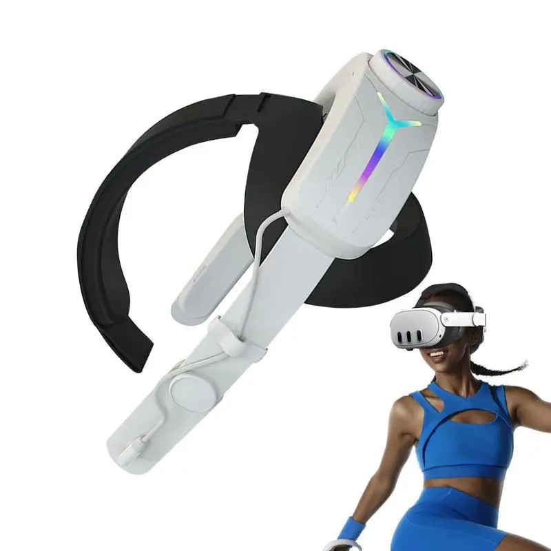 RGB Adjustable Alternative Head Strap 8000mAh Rechargeable Head StrapS Accessories Comfort Reduce Face Pressure For 3 VR
RGB Adjustable Alternative Head Strap 8000mAh Rechargeable Head StrapS Accessories Comfort Reduce Face Pressure For 3 VR