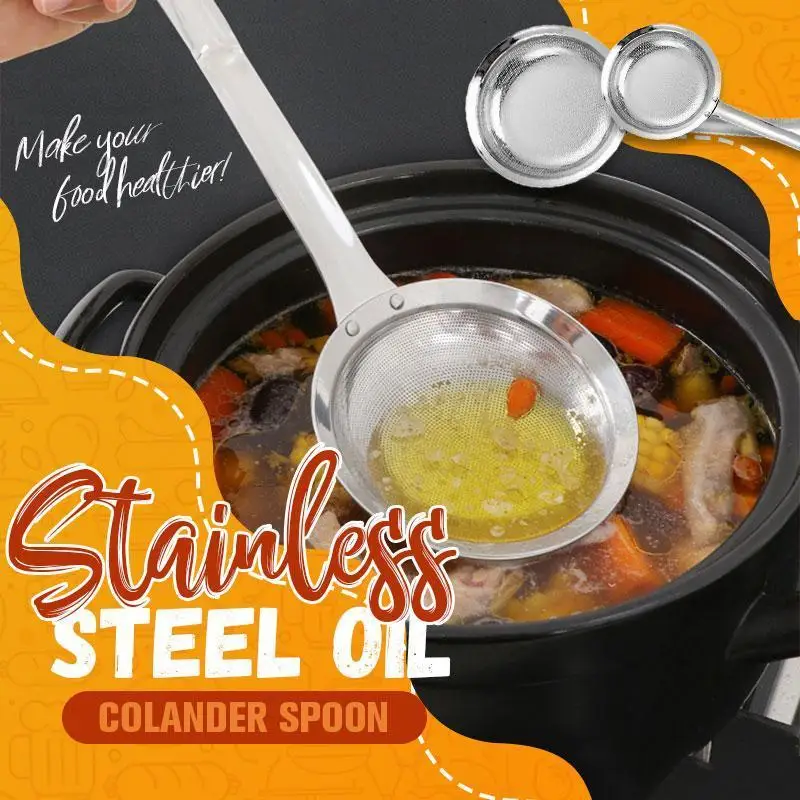 Japanese Hot Pot Filter Soup Skimmer Spoon Mesh Percolator Strainer Fat Oil Skim Grease Foam Stainless Steel Oil Colander Spoon
Japanese Hot Pot Filter Soup Skimmer Spoon Mesh Percolator Strainer Fat Oil Skim Grease Foam Stainless Steel Oil Colander Spoon