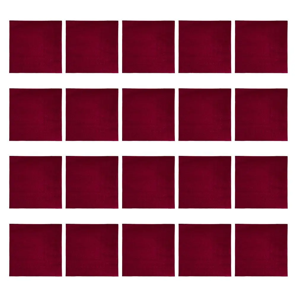20 Pcs Solid Color Napkins Disposable Burgundy Paper Towels for Party Luncheon Bathroom Colored Beverage Guest Napkins Everyday
20 Pcs Solid Color Napkins Disposable Burgundy Paper Towels for Party Luncheon Bathroom Colored Beverage Guest Napkins Everyday