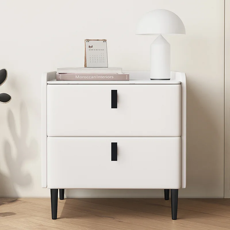 //Italian-style Bedside Table, Large Stone Tabletop With Multifunctional Storage, Bedroom And Hotel With Drawers
//Italian-style Bedside Table, Large Stone Tabletop With Multifunctional Storage, Bedroom And Hotel With Drawers