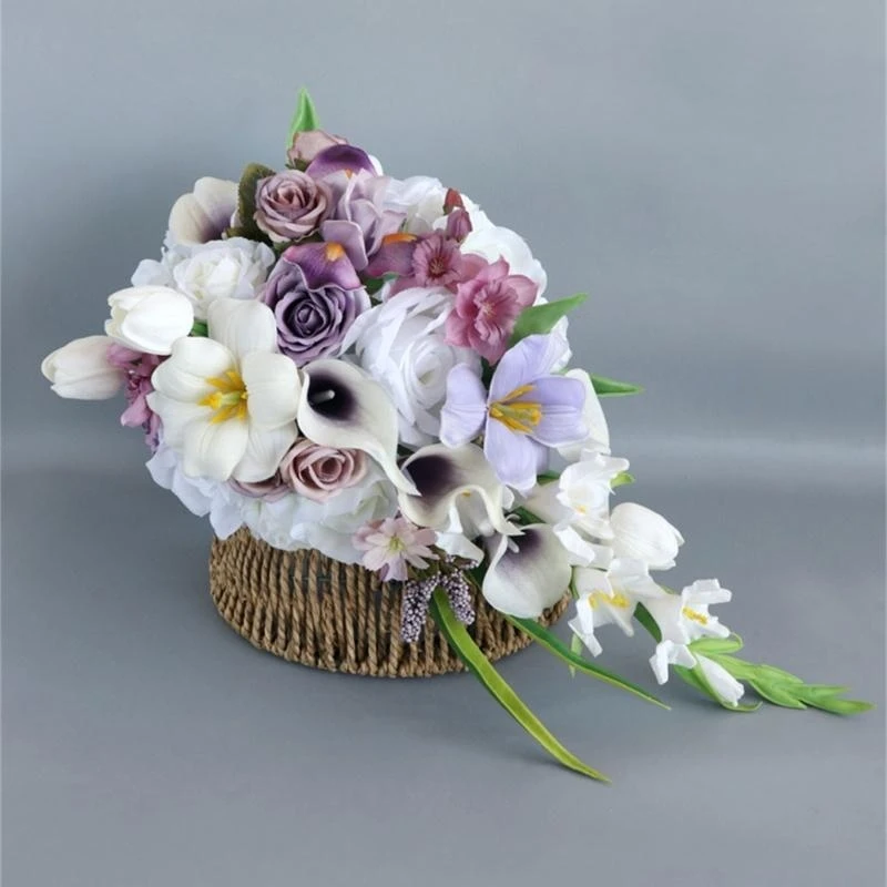 Artificial Flower Arrangements Artificial Flower Bouquets for Ceremony, Wedding Party Decorations, Table Centerpieces 15UB
Artificial Flower Arrangements Artificial Flower Bouquets for Ceremony, Wedding Party Decorations, Table Centerpieces 15UB