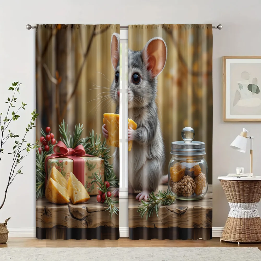 2 pcs, filtering curtains (excluding rods, non-movable, without batteries) Mouse for use in bedrooms and living rooms
2 pcs, filtering curtains (excluding rods, non-movable, without batteries) Mouse for use in bedrooms and living rooms