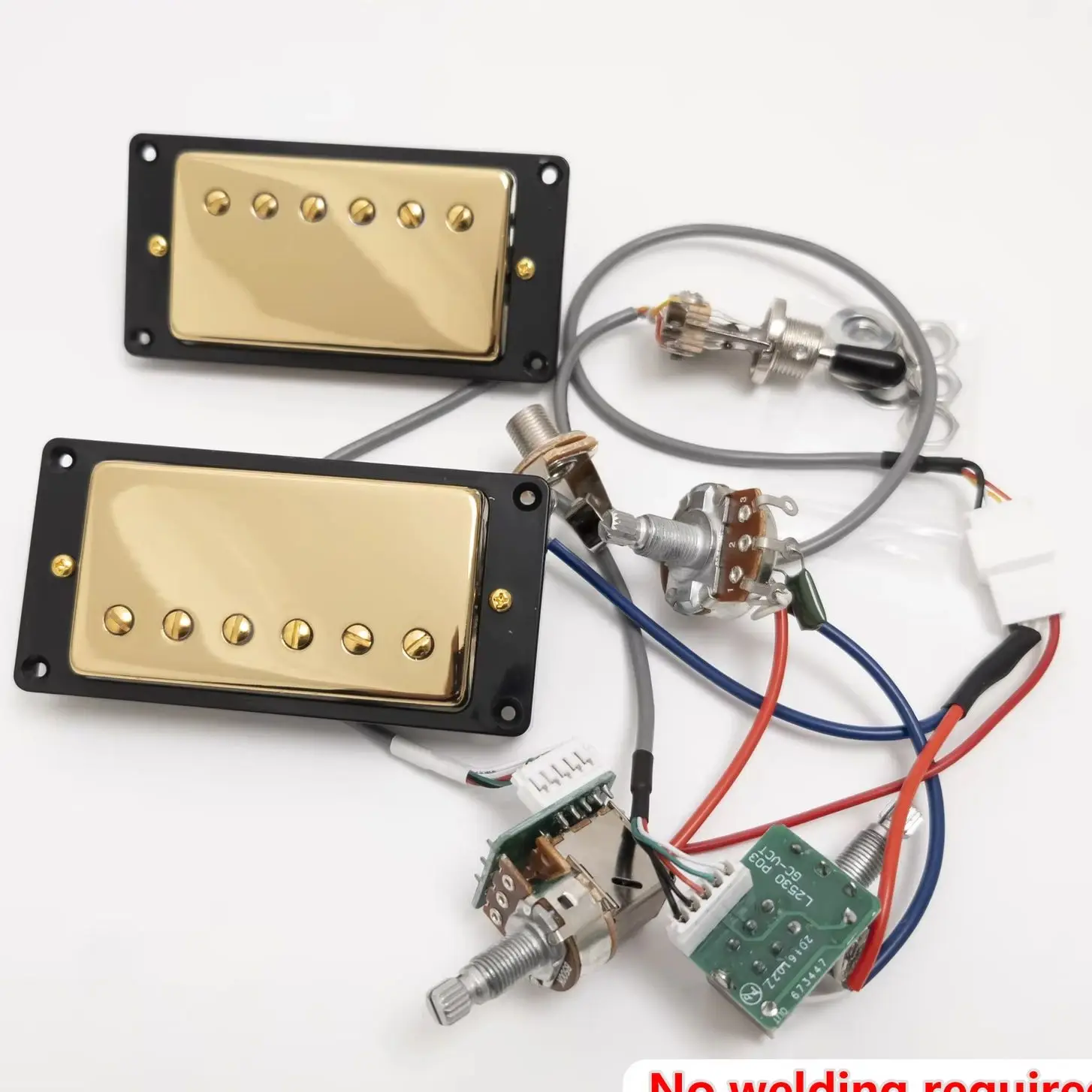 Звукосниматель ProBucker Alnico 5 Humbucker для гитары, без пайки, 2V1T Push Pull
Звукосниматель ProBucker Alnico 5 Humbucker для гитары, без пайки, 2V1T Push Pull