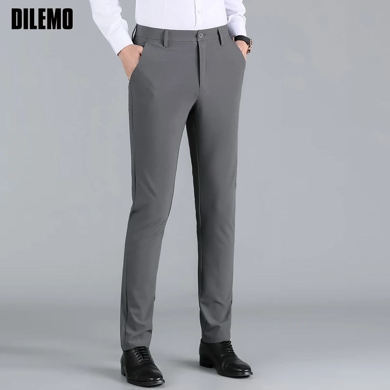 Top Quality New Brand Casual Fashion Straight Relax Fit Long Dress Pants Business Classic Korean Trousers Mens Clothing 2025
Top Quality New Brand Casual Fashion Straight Relax Fit Long Dress Pants Business Classic Korean Trousers Mens Clothing 2025