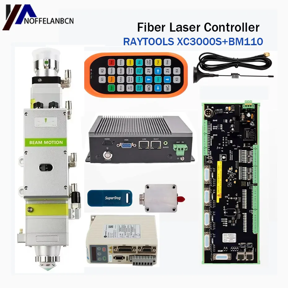 Raytools XC3000S Pulse/EtherCAT Laser Cutting Machine Metal Cutting Control System+Automatic Laser Cutting Head BM110 3.3kW
Raytools XC3000S Pulse/EtherCAT Laser Cutting Machine Metal Cutting Control System+Automatic Laser Cutting Head BM110 3.3kW