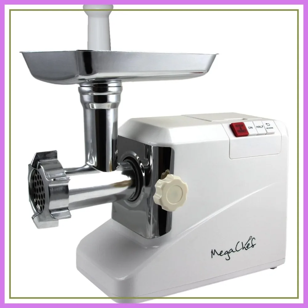 1800 Watt Automatic Meat Grinder for Household Use, 3 Grinding Blades, Stainless Steel, Reverse Function
1800 Watt Automatic Meat Grinder for Household Use, 3 Grinding Blades, Stainless Steel, Reverse Function