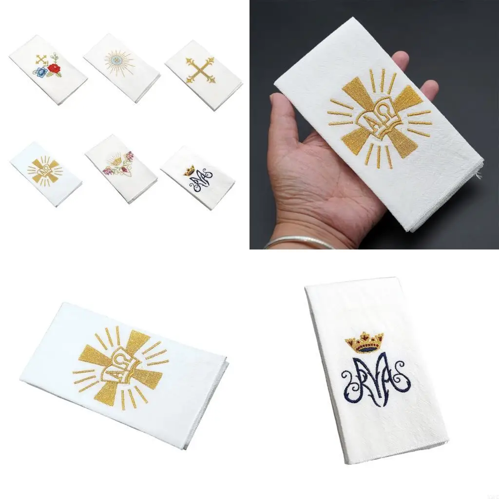 Cotton Linen Embroidered Cloth Colorful Holy Symbols Decorative Accent Handkerchief For Home Churches Altar Supplies X3UC
Cotton Linen Embroidered Cloth Colorful Holy Symbols Decorative Accent Handkerchief For Home Churches Altar Supplies X3UC