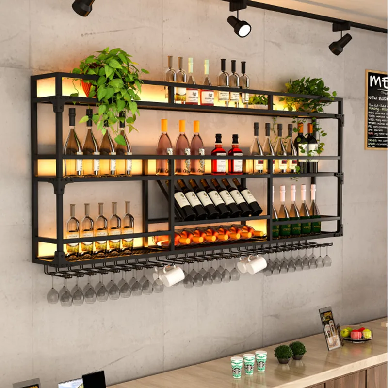 Bar Wall Wine Rack Shelf Wine Cabinet Lattice Rack Wall Display Glass Storage
Bar Wall Wine Rack Shelf Wine Cabinet Lattice Rack Wall Display Glass Storage