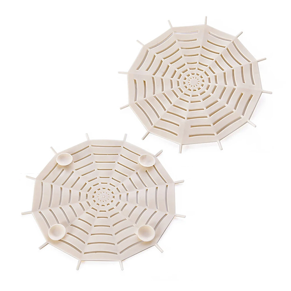2pcs Trp Sink Strainer Drain Filter Mesh Hair Stopper For Bathroom Kitchen Floor Easy Clean Suction Cup Home Accessory Beige
2pcs Trp Sink Strainer Drain Filter Mesh Hair Stopper For Bathroom Kitchen Floor Easy Clean Suction Cup Home Accessory Beige