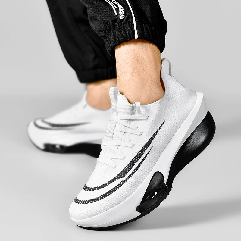 Men's wear-resistant mesh breathable sports shoes shock absorbent elastic lightweight non-slip air cushion running shoes for men
Men's wear-resistant mesh breathable sports shoes shock absorbent elastic lightweight non-slip air cushion running shoes for men