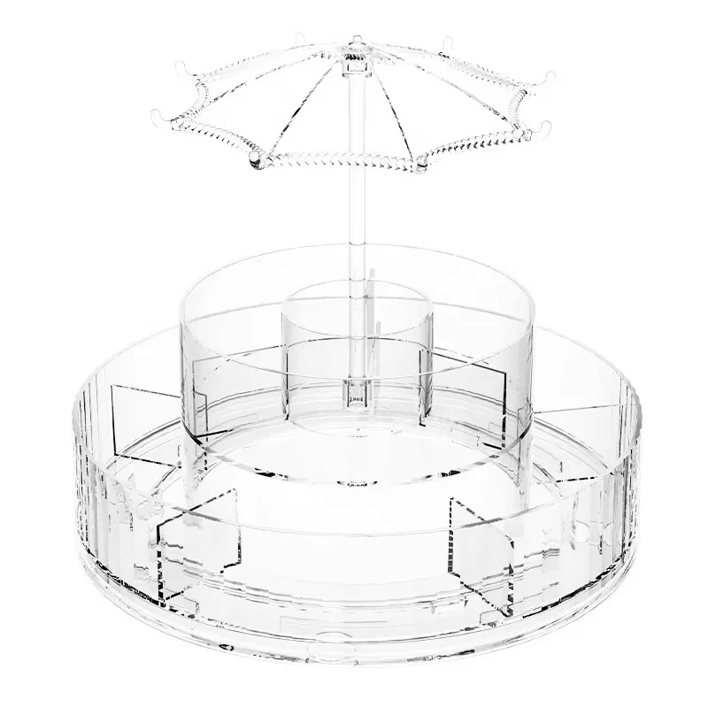 Rotatable Adjustable Multifunctional Plastic Cosmetic Organizer Cosmetic Case Jewelry Storage
Rotatable Adjustable Multifunctional Plastic Cosmetic Organizer Cosmetic Case Jewelry Storage