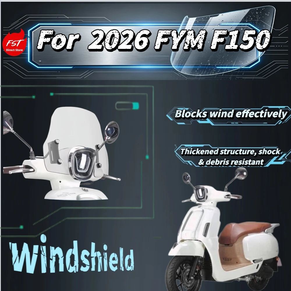 For 2026 FYM F150 Motorcycle Front Windshield Chest Guard Windproof Modified Parts
For 2026 FYM F150 Motorcycle Front Windshield Chest Guard Windproof Modified Parts