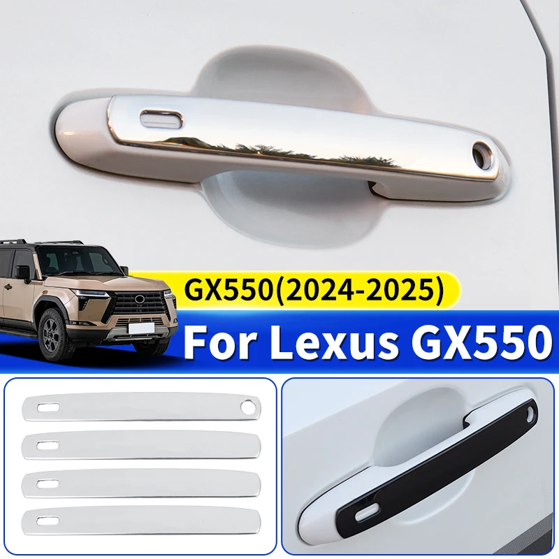 For Lexus GX550 GX550h 2024 2025 Exterior Door Handles Decoration Chrome Sequins,gx 550 Upgraded Accessories Modification Tuning
For Lexus GX550 GX550h 2024 2025 Exterior Door Handles Decoration Chrome Sequins,gx 550 Upgraded Accessories Modification Tuning