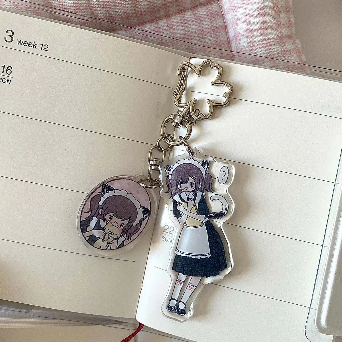 Resin Coated Acrylic Keychain Cute Character Phone Charm Keyring Bag Decoration Book Charm Lanyard Pendant Gift for Gir
Resin Coated Acrylic Keychain Cute Character Phone Charm Keyring Bag Decoration Book Charm Lanyard Pendant Gift for Gir