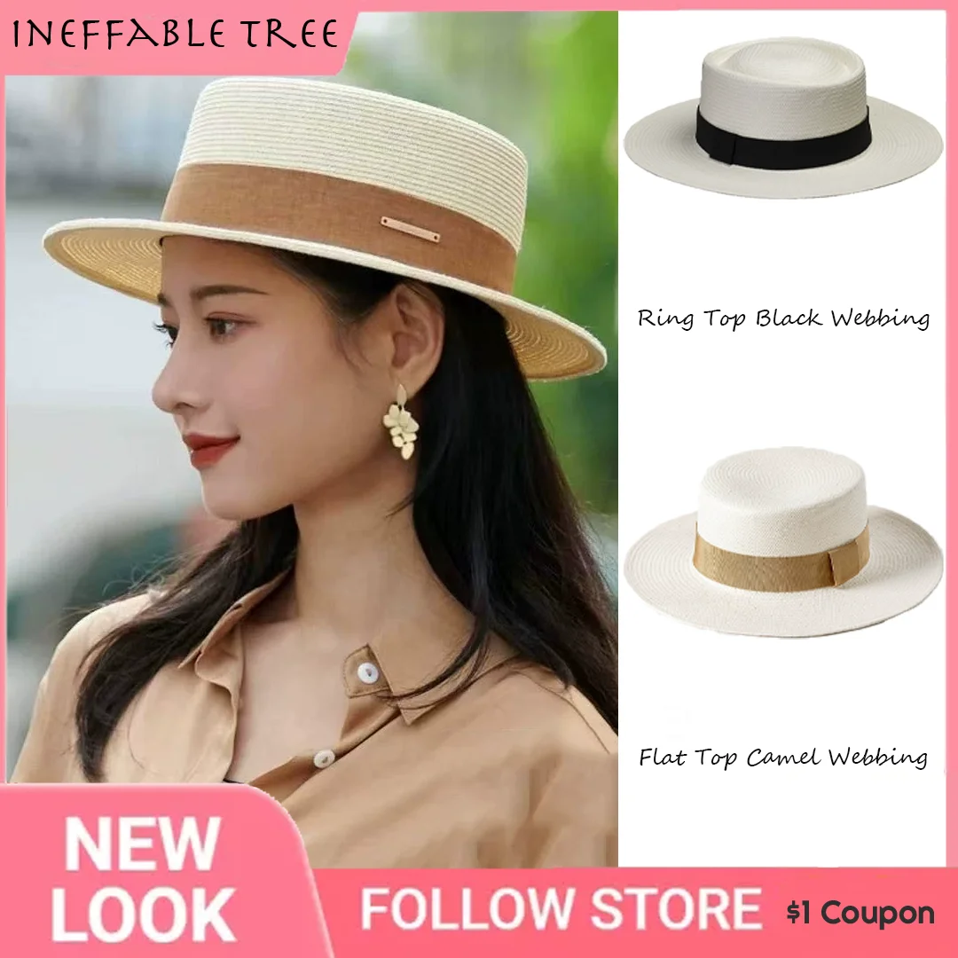 Fashionable Paper Straw Bucket Hat with Elegant Woven Band, Women's Summer Sun Protection Panama Hat with Style
Fashionable Paper Straw Bucket Hat with Elegant Woven Band, Women's Summer Sun Protection Panama Hat with Style