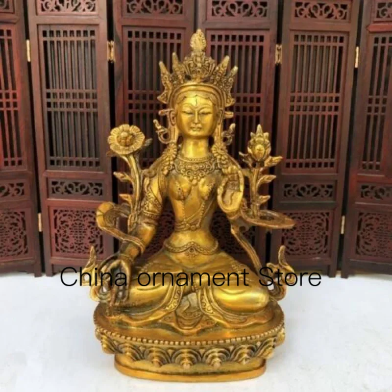 Exquisite Vintage Antique King Kong Tibetan Bronze Copper/Gold-Plated Buddha White Tara Statue Mascot
Exquisite Vintage Antique King Kong Tibetan Bronze Copper/Gold-Plated Buddha White Tara Statue Mascot