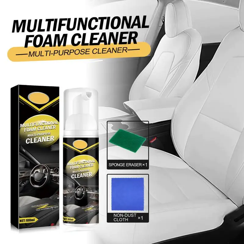 Foam Cleaner Magic Multi Purpose Interior Seat Leather Cleaner Car Interior Cleaning Kit Cleaning Spray Foam Cleaner Spray
Foam Cleaner Magic Multi Purpose Interior Seat Leather Cleaner Car Interior Cleaning Kit Cleaning Spray Foam Cleaner Spray