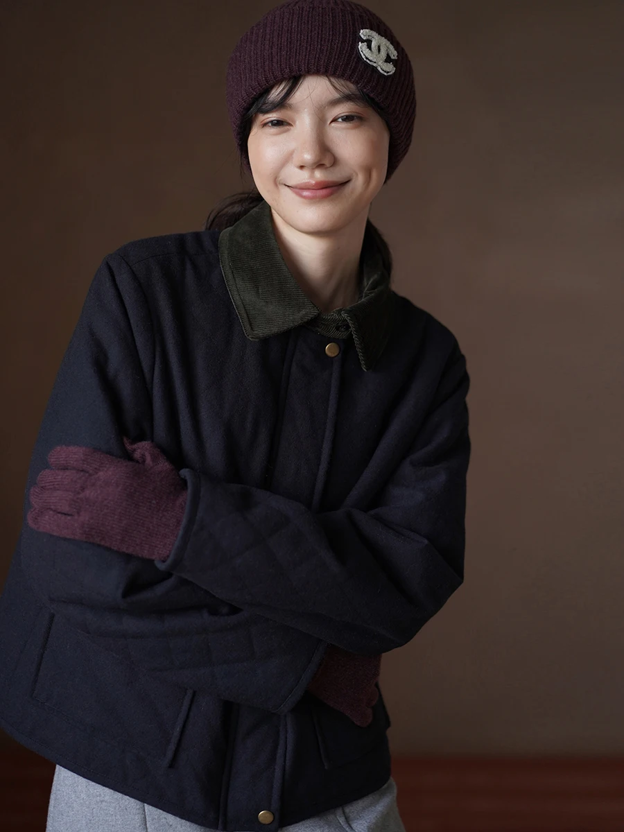 Хакикики Vintage Briti Color Blo Вельветовый воротник с ромбовидным узором Вышитый хлопковый тюнет Женский джем для поездок на работу Sle Loo...
Хакикики Vintage Briti Color Blo Вельветовый воротник с ромбовидным узором Вышитый хлопковый тюнет Женский джем для поездок на работу Sle Loo...