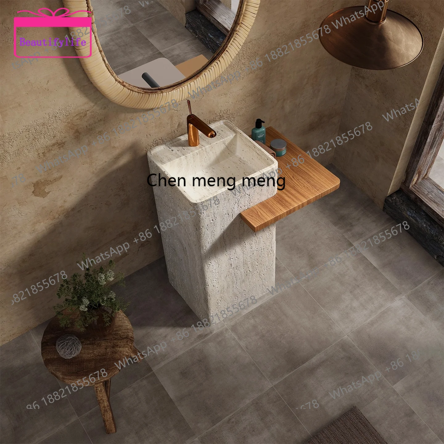 YL New square rounded corner floor-to-ceiling hand wash basin wash storage table
YL New square rounded corner floor-to-ceiling hand wash basin wash storage table